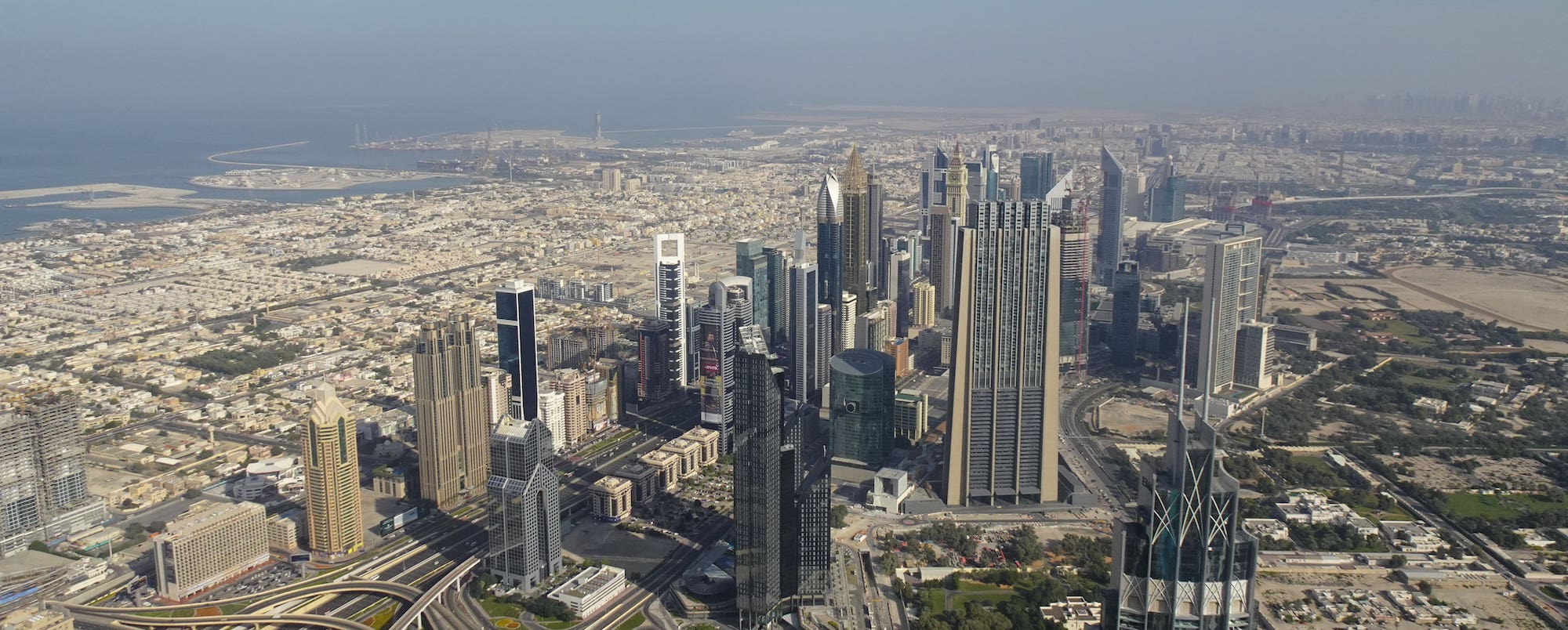 blick vom burj khalifa