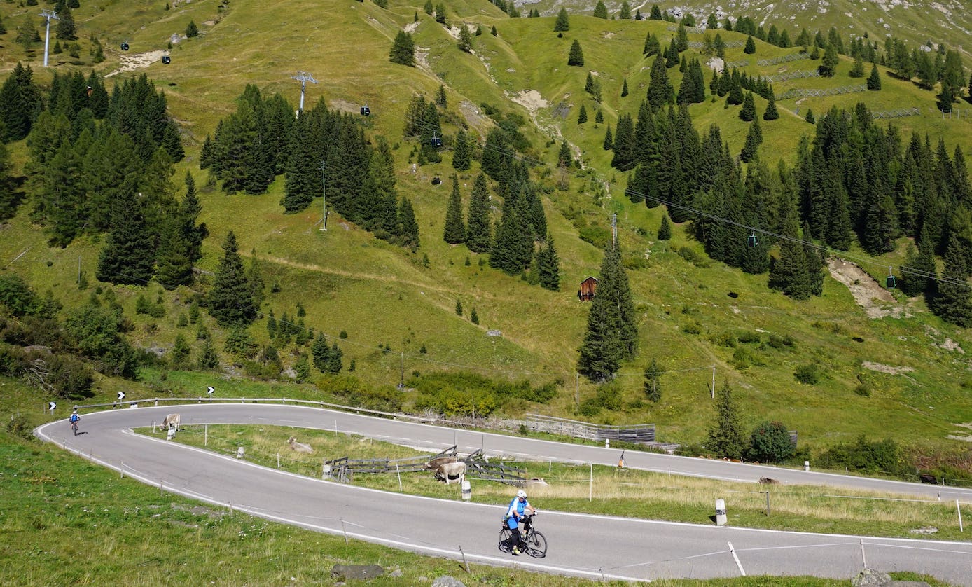 passo pordoi von arraba kommend