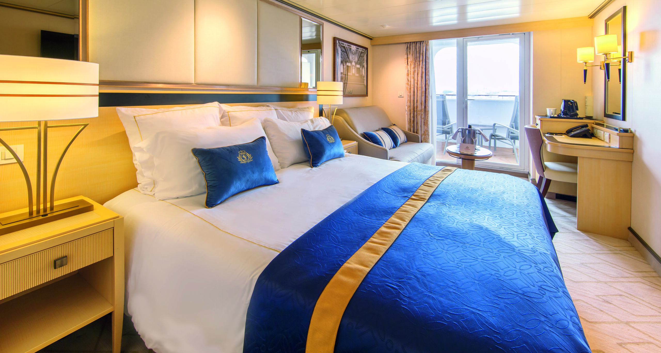 Queen Mary 2 Kabine mit Balkon
